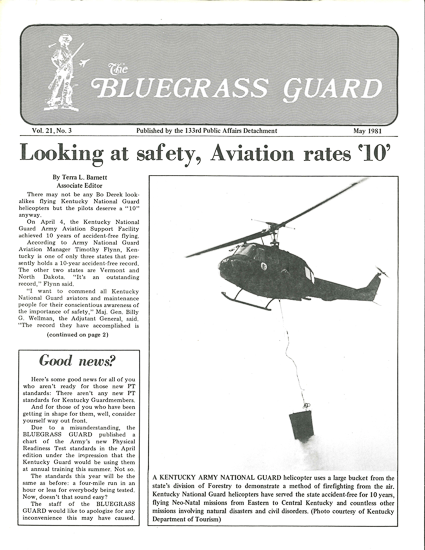 Bluegrass Guard, May 1981